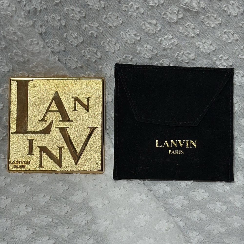 Lanvin Paris Mirror with Pouch
